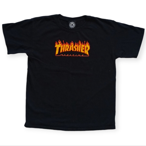 TRASHER MAGAZINE SAN FRANCISCO YOUTH  BLACK T-SHIRT. SIZE L - Picture 3 of 15